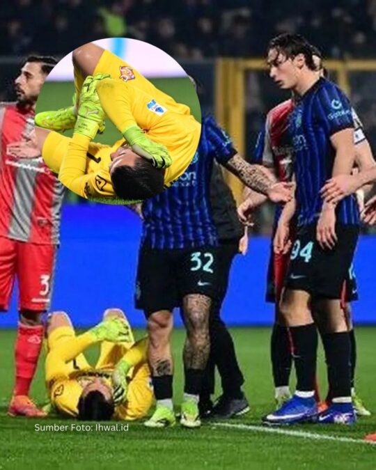 Emil Audero Terkena Flare, Tetap Rampungkan Laga
