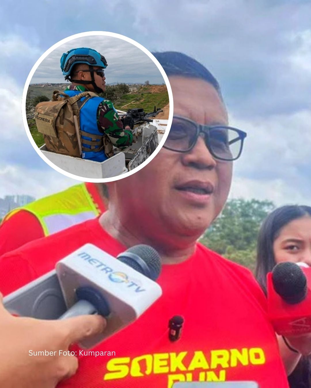 Hasto Kristiyanto: Pasukan Perdamaian TNI ke Gaza Harus Lewat Mandat PBB