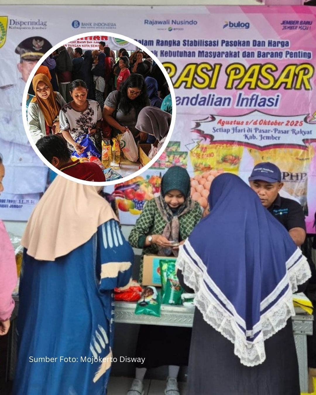 Operasi Pasar Murah Digelar di Jember: Tekan Inflasi Jelang Ramadan!