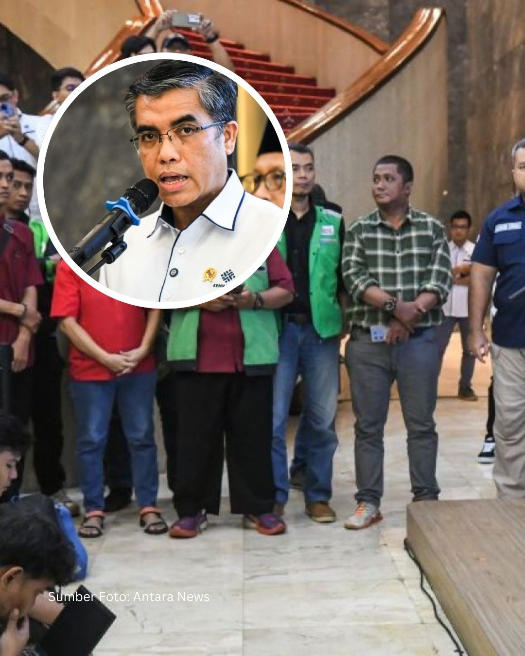 Menaker Yassierli: BHR Ojol Diumumkan Bersamaan dengan THR Pekerja