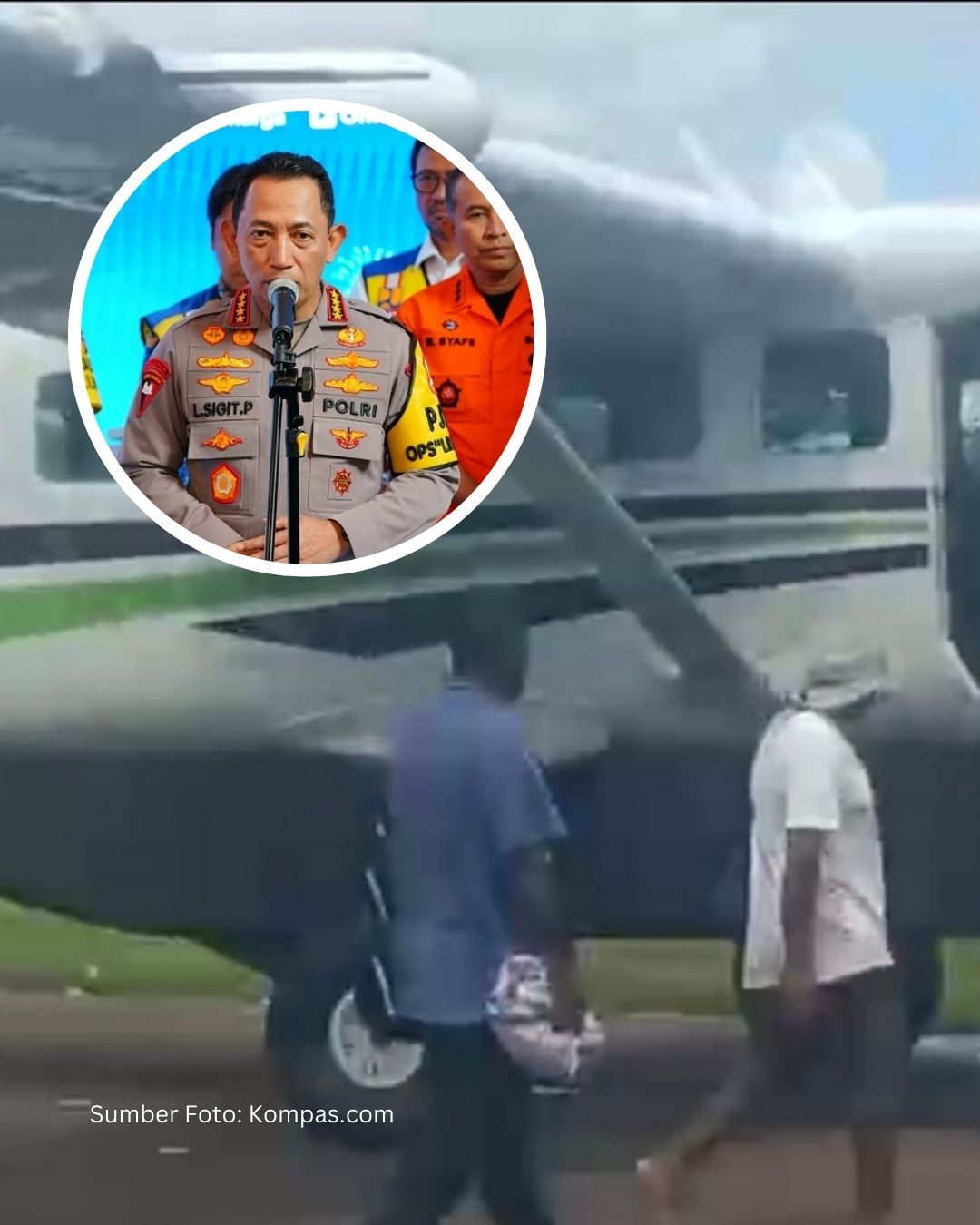 Kapolri Perintahkan Buru KKB Penembak Pesawat Smart Air di Papua