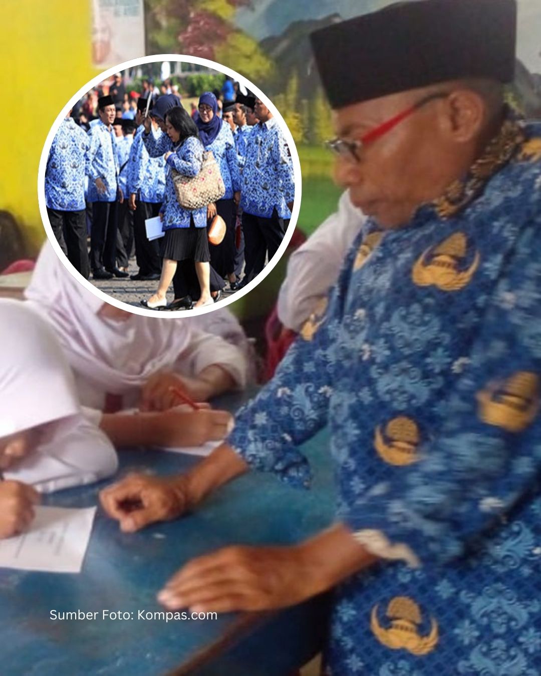 Guru Honorer Edi di Subang: 26 Tahun Mengabdi Gaji Rp300.000