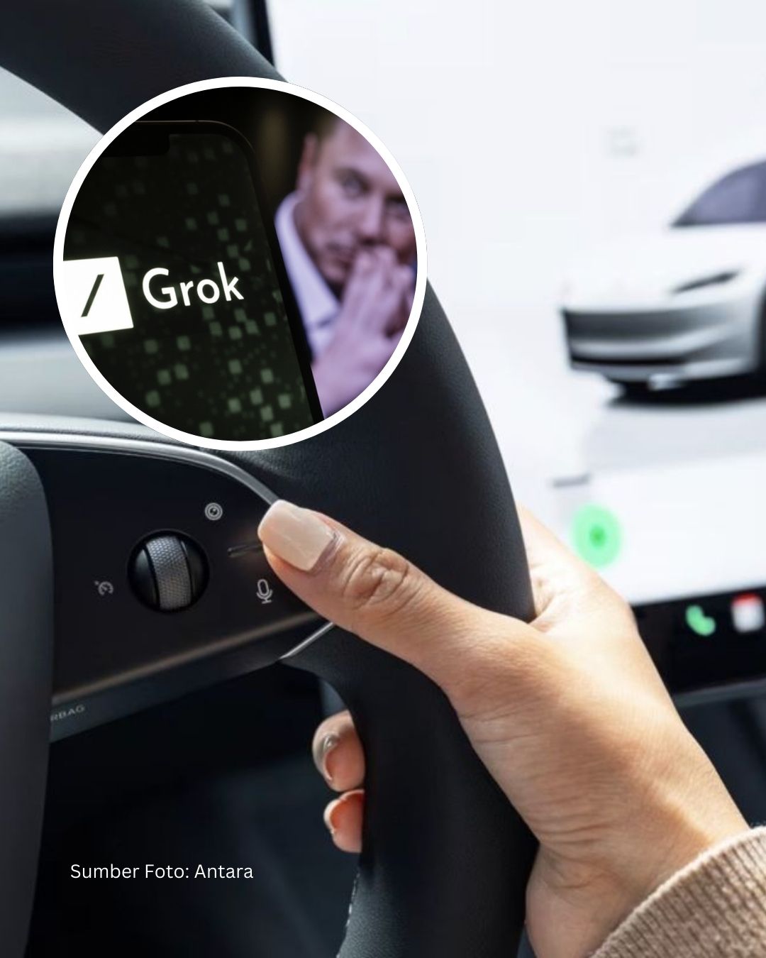 AI Grok Tesla Mulai Diuji – Elon Musk: “Revolusi Berkendara 2026”