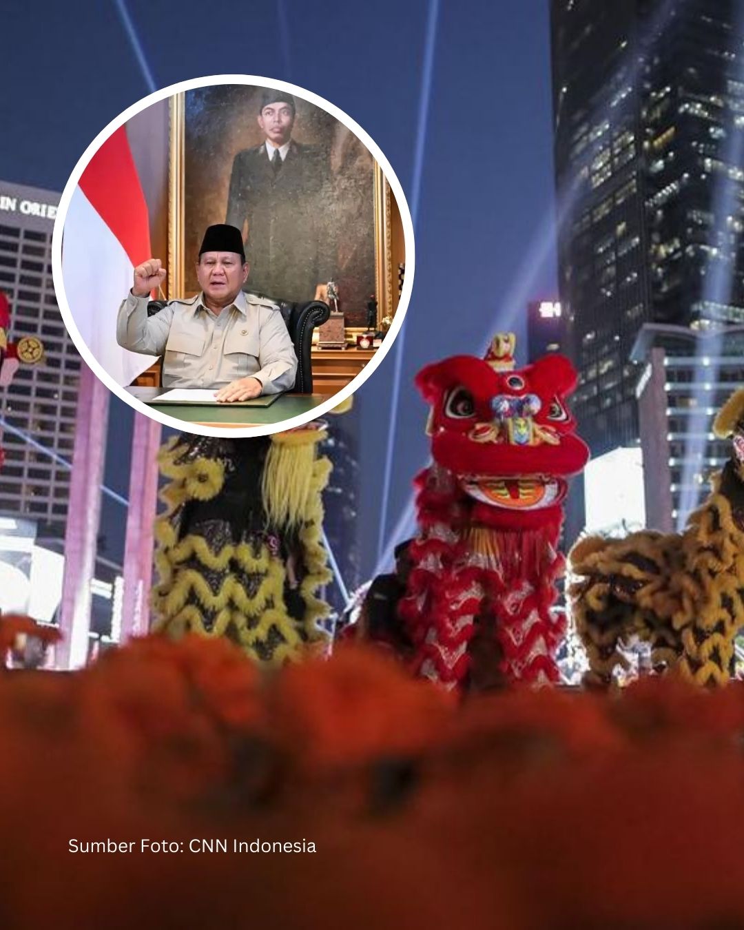 Imlek & Ramadhan 2026 Bareng: Prabowo Sebut “Ini Wajah Asli Indonesia yang Bersatu”