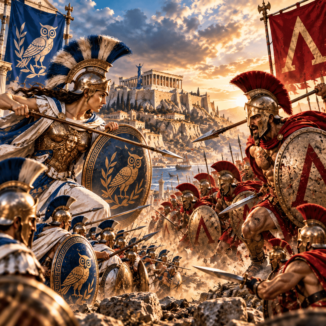 Athena vs Sparta