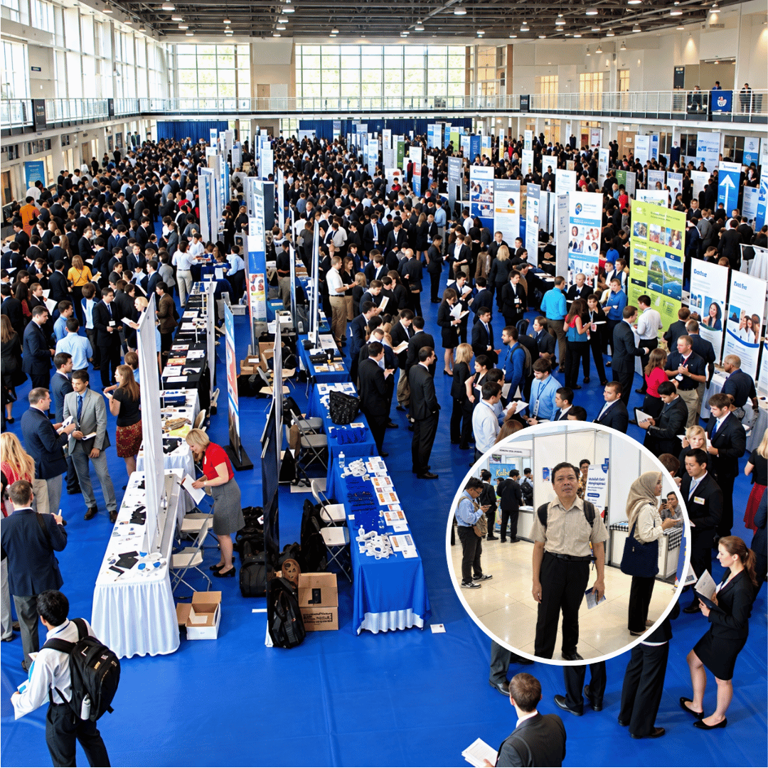 9 Tahun Mencari Kerja, Pria 45 Tahun Rela Jalan Kaki ke Job Fair Cengkareng