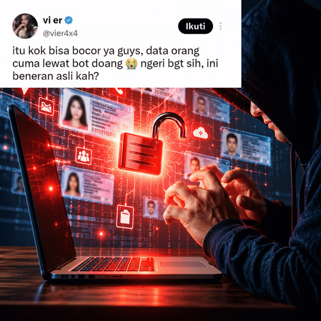 Data Pribadi Warga Bocor dan di Perdagangkan di Laman Digital