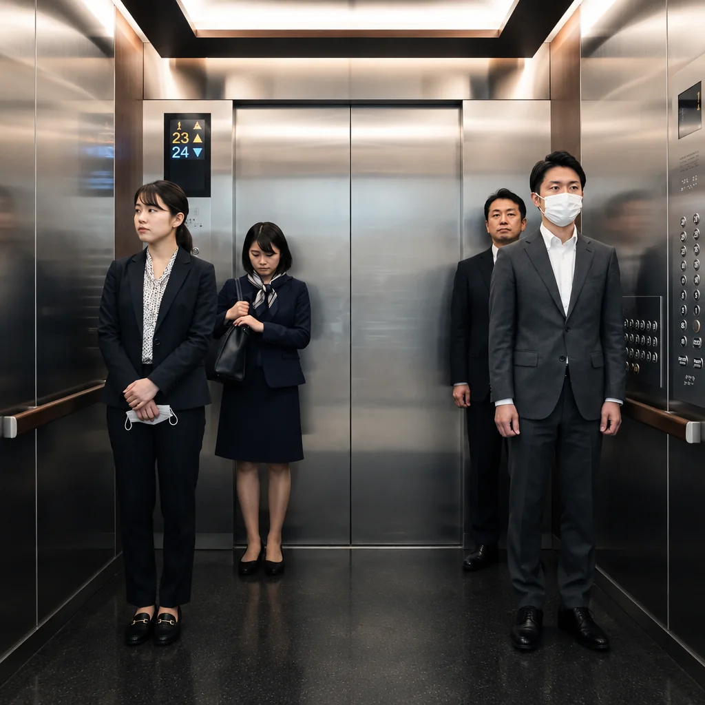 NGGAK BOLEH NGOMONG DI LIFT. NGGAK BOLEH NGOMONG DI LIFT.