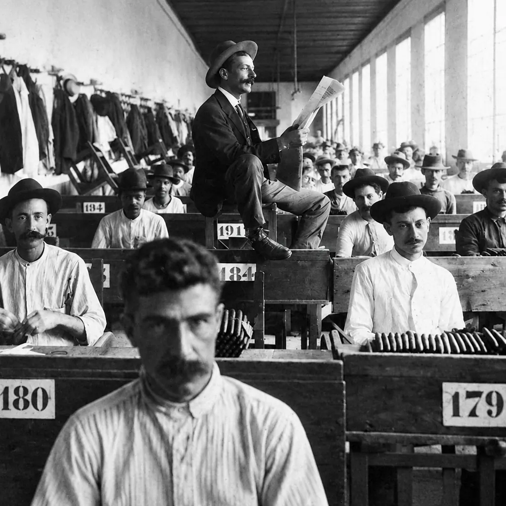 Pembaca Pabrik pada 1940-an