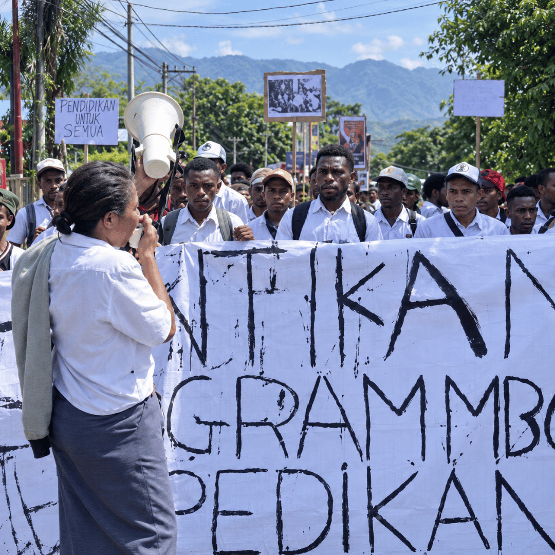 Ribuan Pelajar di Wamena Gelar Aksi Tolak MBG, Tuntut Pendidikan Gratis
