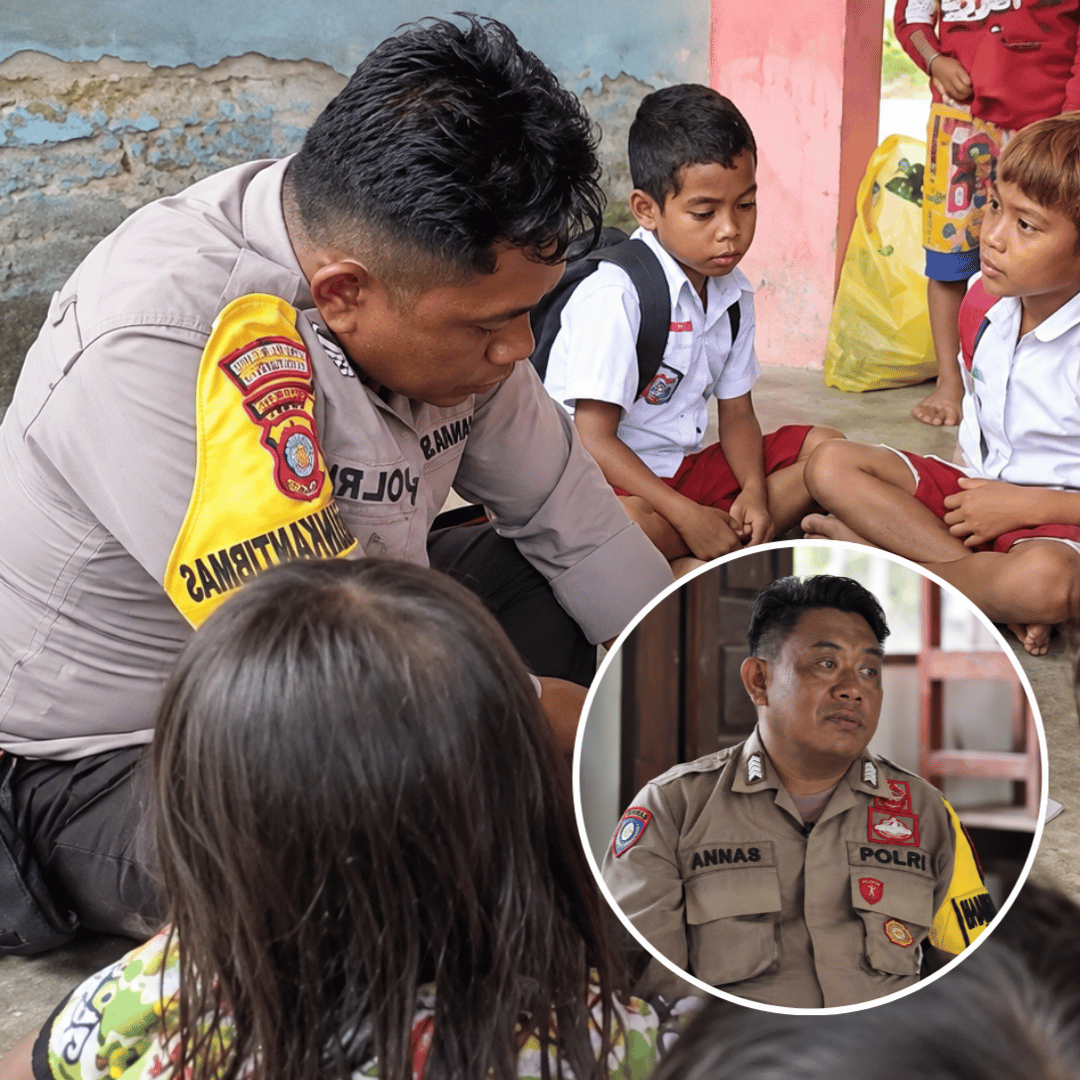 Sentuhan Hati di Pelosok Donggala: Perjuangan Polisi di Pelosok Donggala Mengajar Anak-Anak Suku Da’a