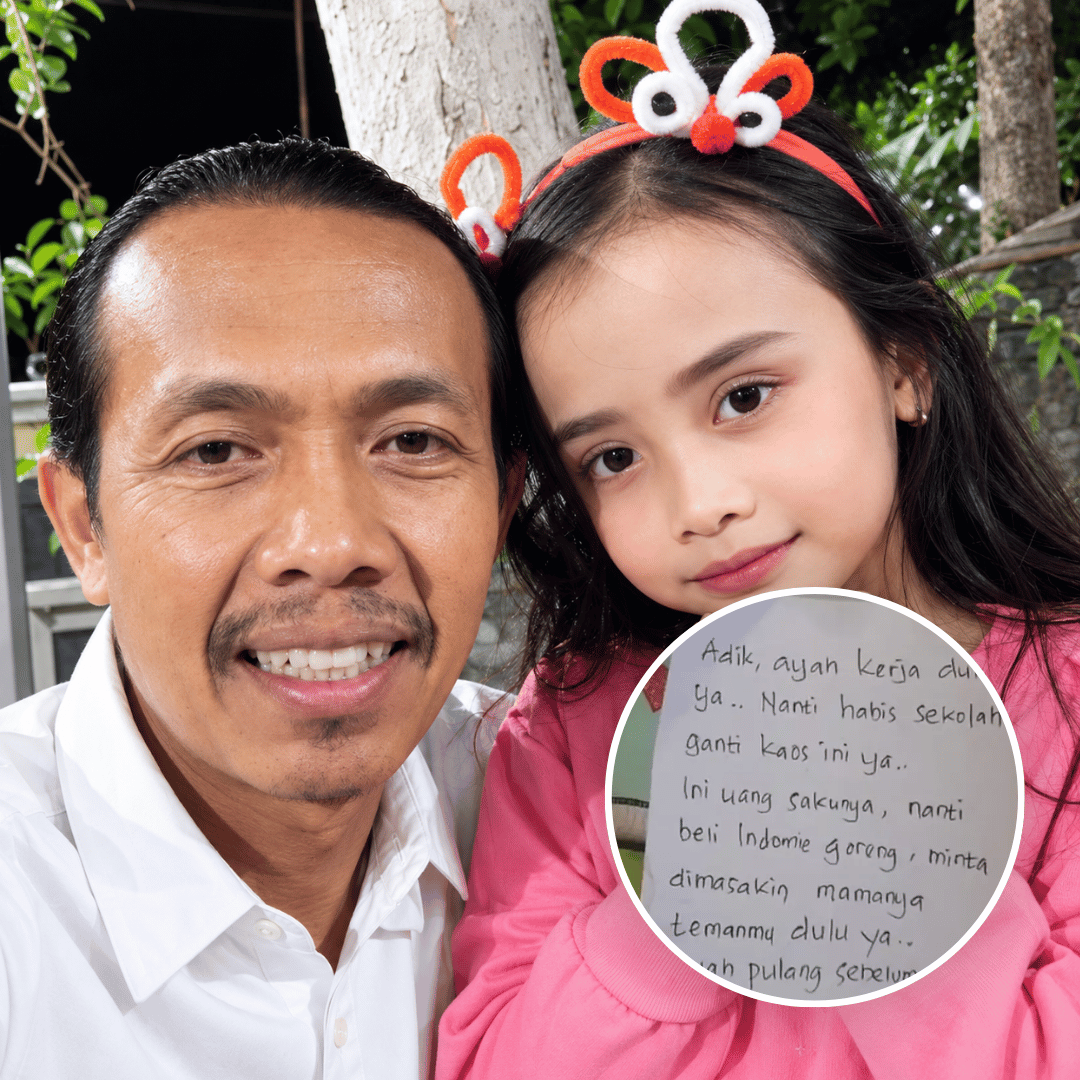 Surat Sederhana Seorang Ayah untuk Anaknya Viral, Isinya Bikin Warganet Tersentuh