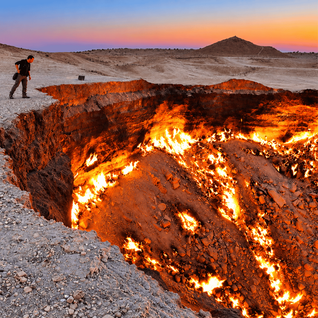 THE GATES OF HELL, TURKMENISTAN THE GATES OF HELL, TURKMENISTAN