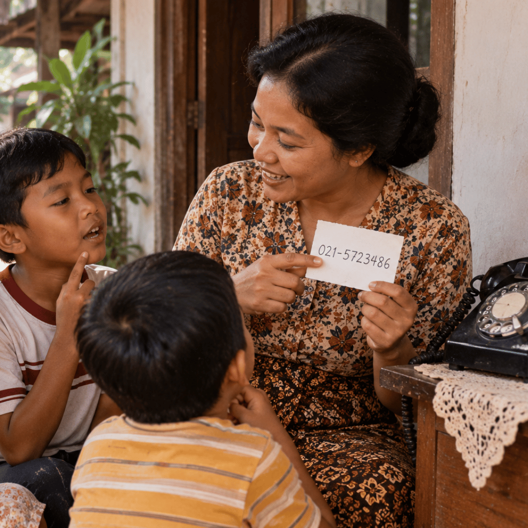 Menghafal Nomor Telepon Menghafal Nomor Telepon