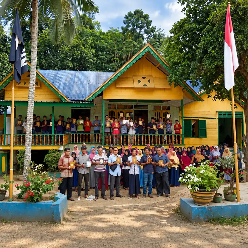 Ada Kampung dengan Pola Hidup yang Berbeda Ada Kampung dengan Pola Hidup yang Berbeda