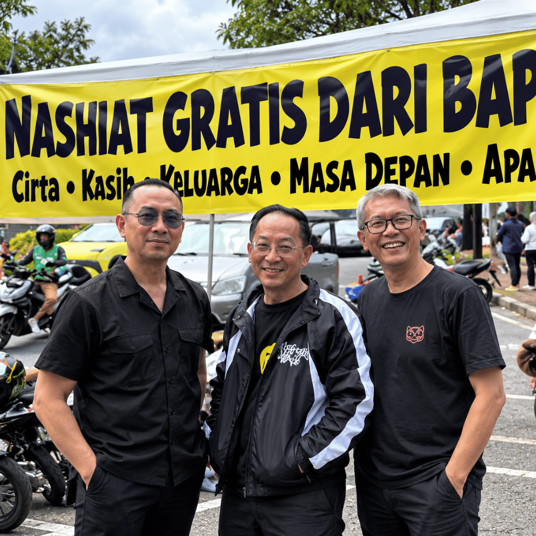 Bukan Cuma Tempat Olahraga! 3 Bapak-Bapak Buka Pos Curhat Gratis di CFD Sudirman untuk Gen Z