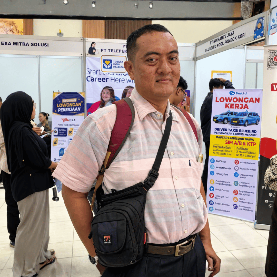 Lima Tahun Berjuang Cari Kerja, Pria 47 Tahun Ini Belum Menyerah Mengejar Job Fair