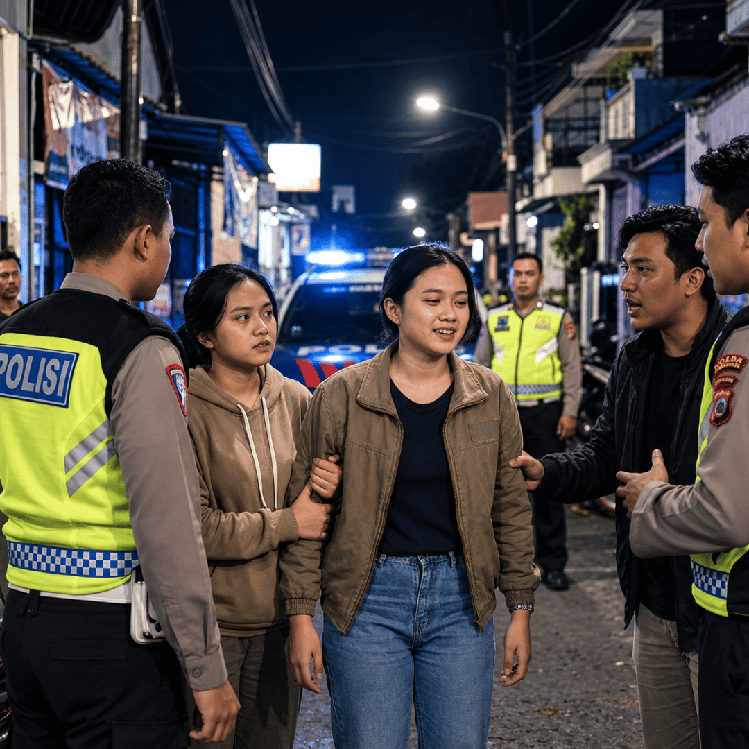 Memanfaatkan waktu saat pelaku pergi, korban langsung mengirimkan share loc kepada teman-temannya yang kemudian datang menyelamatkan dan melapor ke polisi. Memanfaatkan waktu saat pelaku pergi, korban langsung mengirimkan share loc kepada teman-temannya yang kemudian datang menyelamatkan dan melapor ke polisi.