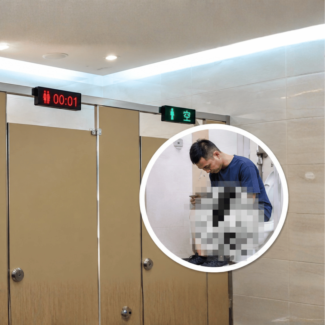 Toilet Umum di China Dilengkapi Timer LED, Pengunjung Bisa Pantau Lama Penggunaan Bilik