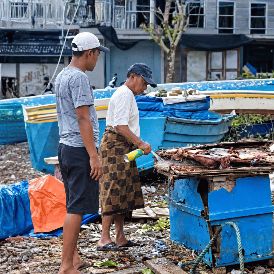 Viral Dugaan Penjual Ikan Asin Semprotkan Baygon saat Menjemur, Keamanan Pangan Jadi Sorotan